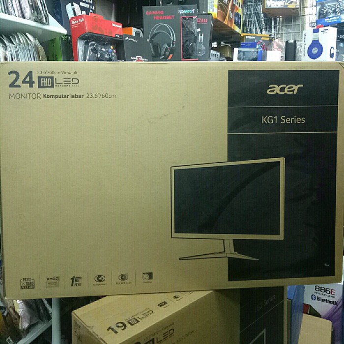 Monitor Acer KG241Q 24" Gaming Monitor Acer Game 24 inch Original