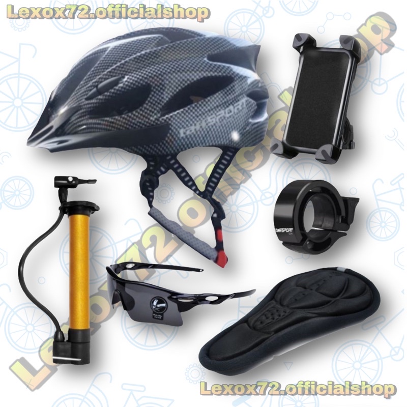 paket helm sepeda roadbike MTB taffsport