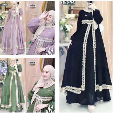 LANGSUNG KIRIM GAMIS Floretta / GAMIS CERUTY JUMBO XXXL LD 130/ga/ GAMIS BUKA PINTU/ GAMIS TERLARIS/ GAMIS TERBARU