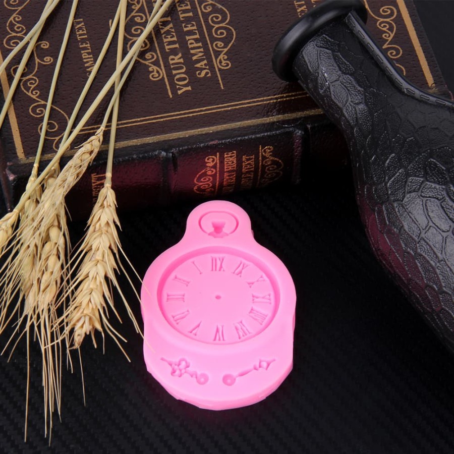 3D Silicon Mold Fondant Cake Decoration - Pocket Watch