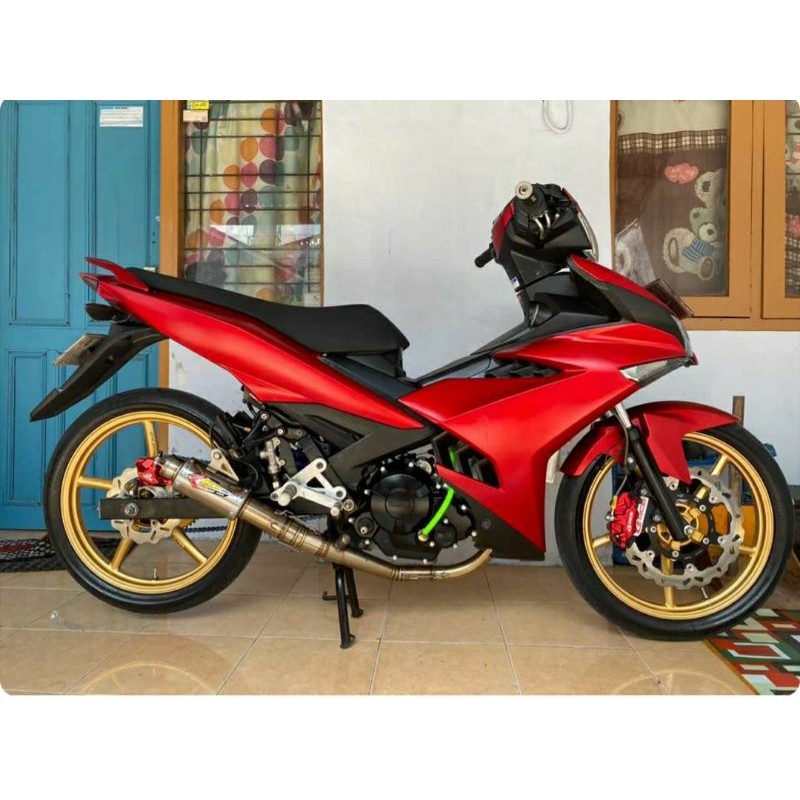 Knalpot mx king type ARRC Stainles mp3 Creampie Muffler jogja