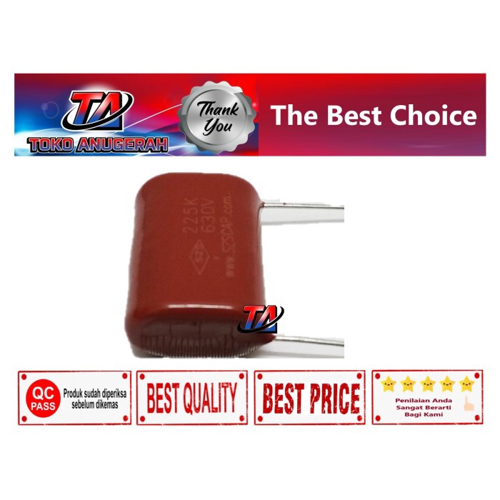 KAPASITOR 225K 630V SZS KAPASITOR 225K630V SZS