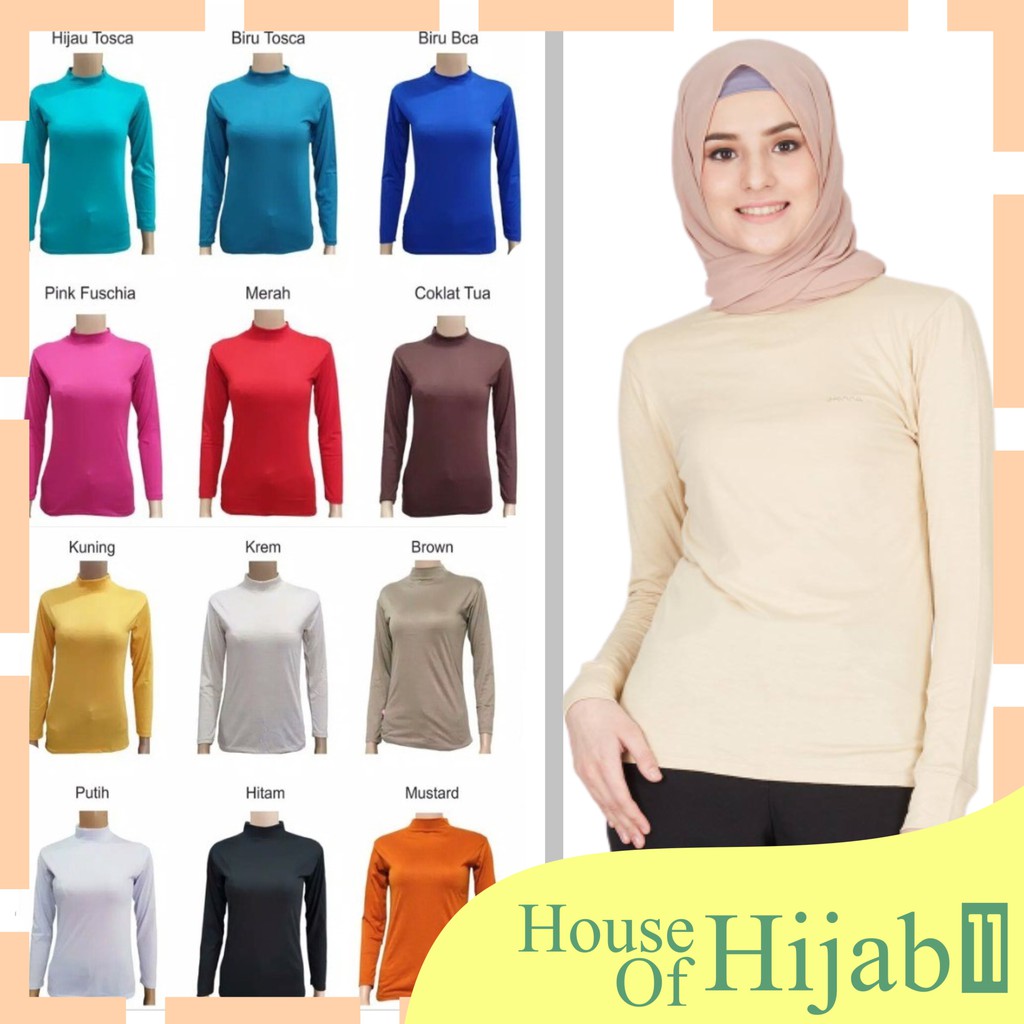 (Promo Hari Ini) Manset ILLORI (Feyza) Size M | Baju Dalaman Polos Spandex | Inner Wanita Muslim | Manset Pria