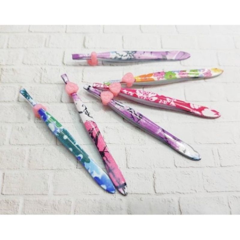 pinset alis stainless motif batik