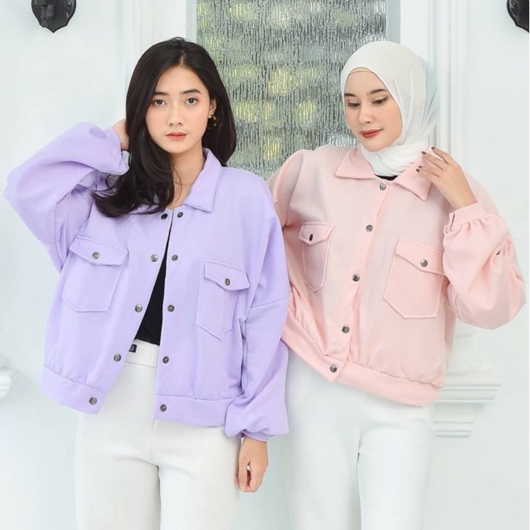 Olin Button - Jaket Oversize Wanita