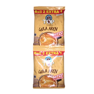 

TOP COFFEE KOPI INSTANT 3 IN 1 GULA AREN RENCENG ISI 10