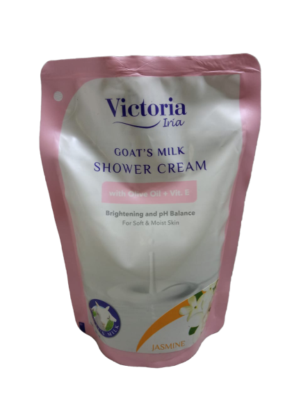 Victoria Iria Goat's Milk Shower Cream (Sabun Mandi) Refill Jasmine 250ml