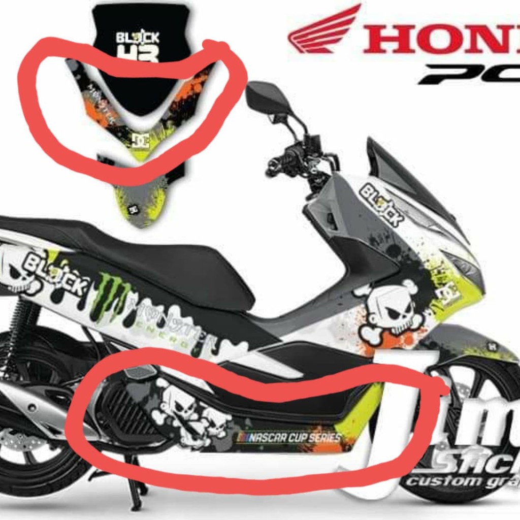Jual DECAL STIKER DEKAL HONDA PCX BAGIAN YANG DI LINGKARI SAJA | Shopee