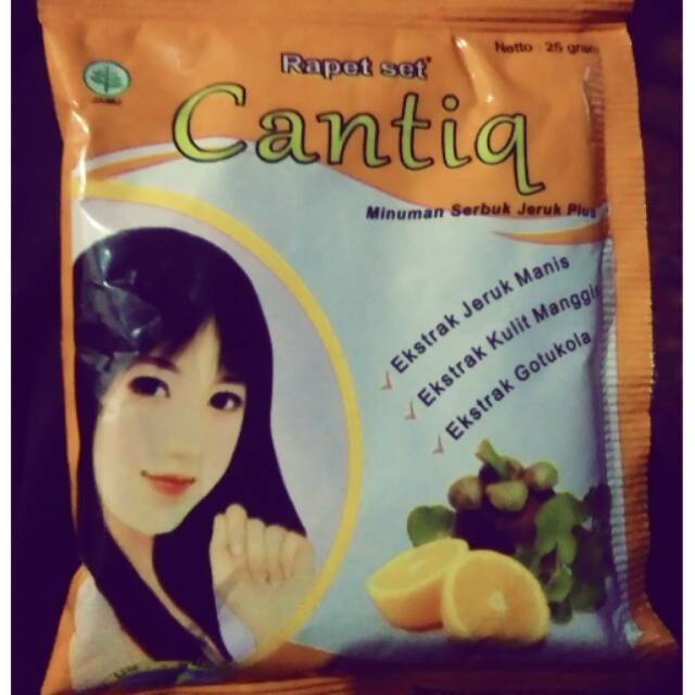 

Rapet Set CANTIQ minuman herbal instan