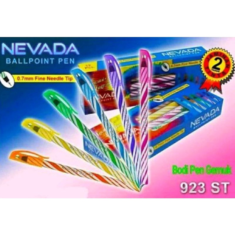 

12 PCS PULPEN/PULPEN LILIN ULIR NEVADA/BOLPENKU