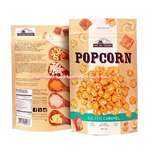 East Bali Cashew BC Pop Corn 90gr Popcorn Bebas Gluten Gula Pemanis