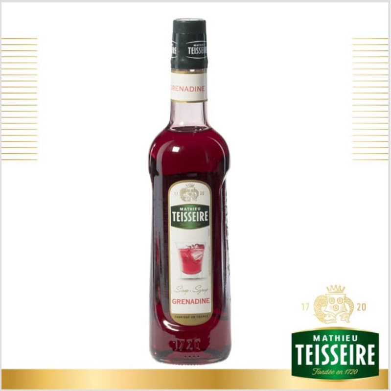 

Sirup Teisseire rasa Grenadine 700ml France's No.1 Syrup