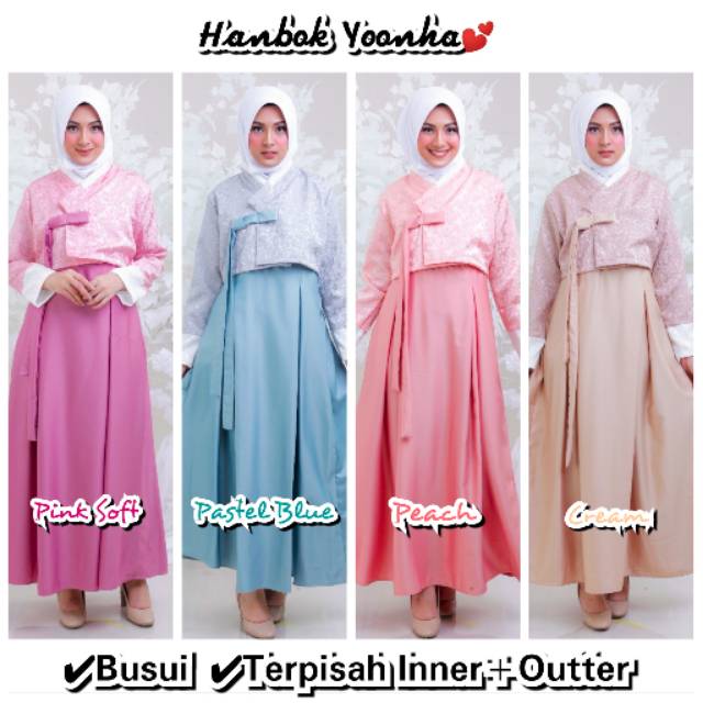 HANBOK KOREA/GAMIS HANBOK/GAMIS SYARI