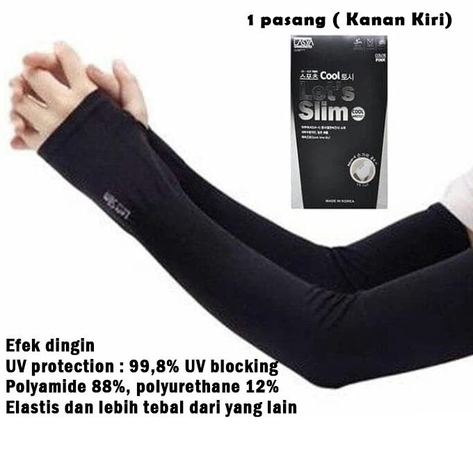 IL - Sarung Lengan Handsock Jempol / Manset Jempol Polos / Handsock Murah Lets Slim Original