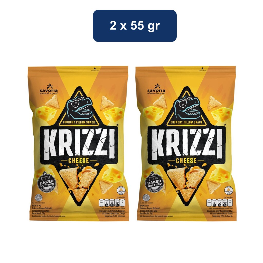 KRIZZI Cheese Snack 2 x 55 gr