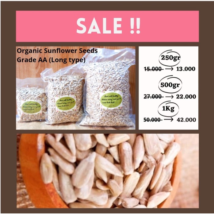 

vd201gf 500Gr Organic Sunflower Seed Dscscv