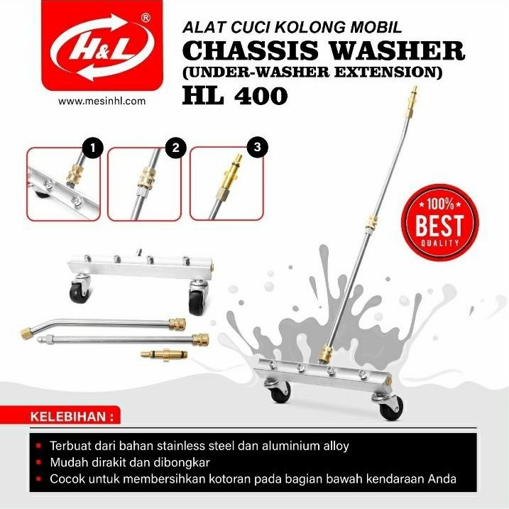 Chassis Washer Extension Alat Cuci Kolong Mobil Jet Cleaner HL400