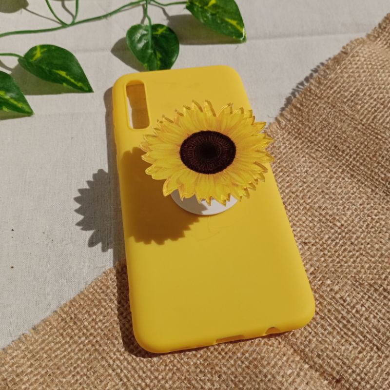 BLUME POPSOCKET "SUNFLOWER" GRIPTOK BUNGA ACRYLIC AKRILIK