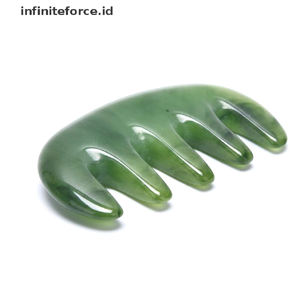 Infiniteforce.id Papan Gua Sha Kristal Alami Alat Pijat Wajah / Mata / Hidung Anti Kerut