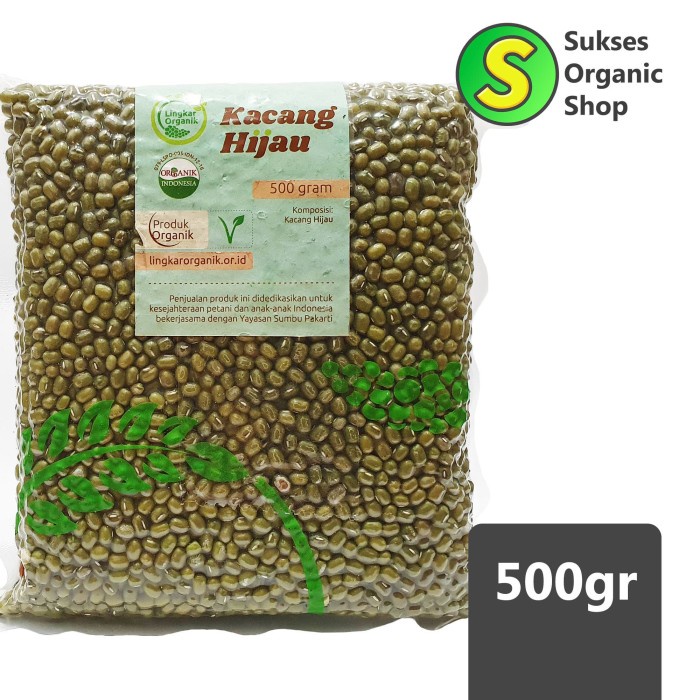 

vd201gf Kacang Hijau Organik | Lingkar Organik | 500Gr Dscscv