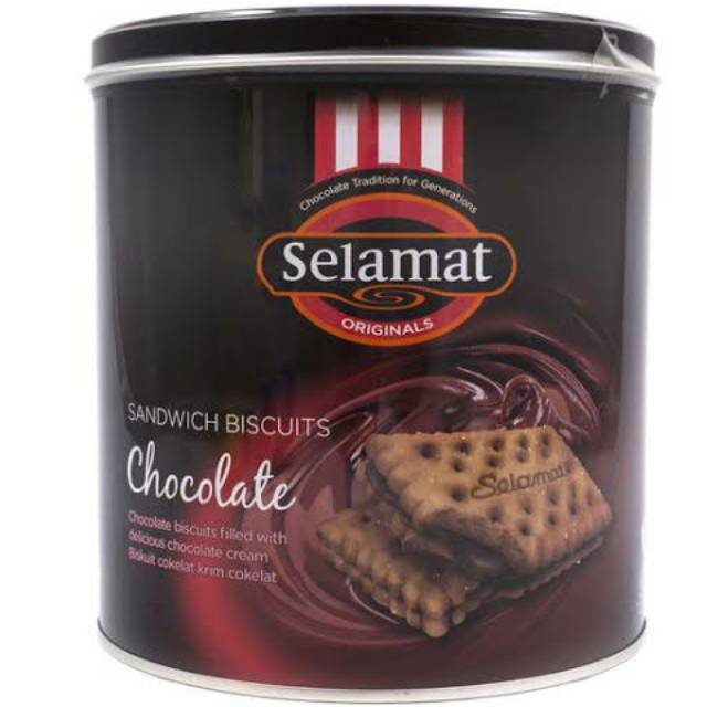 

(cuci gudang) Selamat chocolate sandwich biscuit 400g