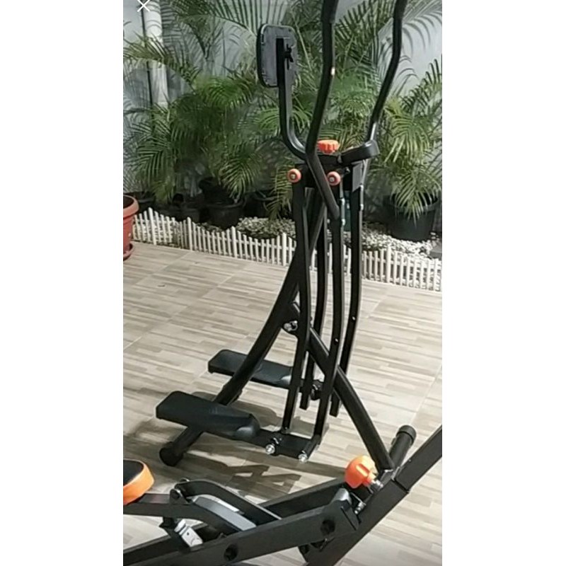 BERWYN AIR WALKER ORANGE BLACK/ ALAT GYM PEMBAKAR LEMAK/ ALAT FITNES LATIAN CARDIO/ ALAT GYM ACE