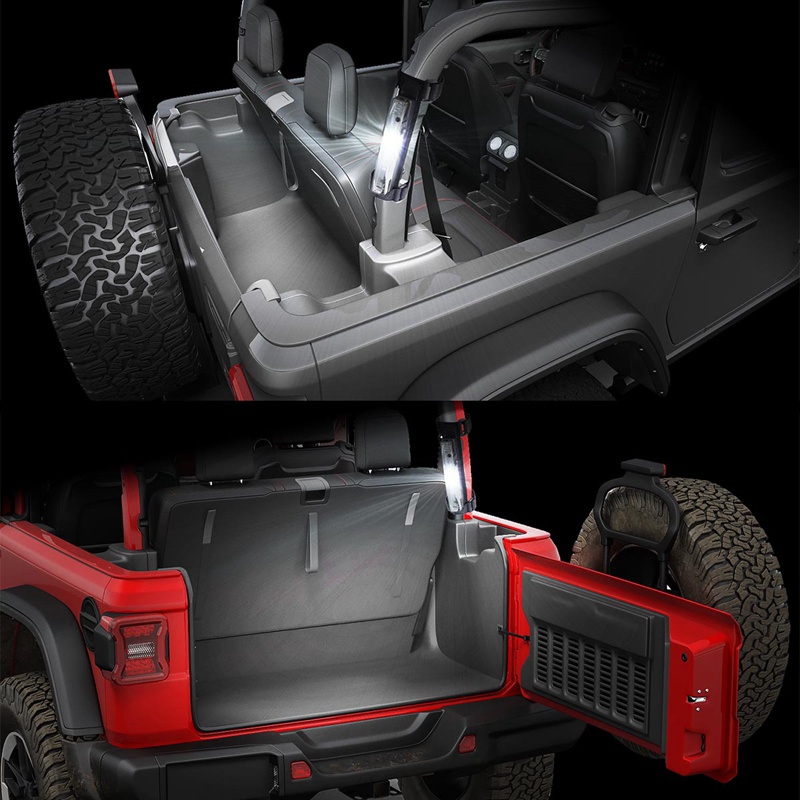 UTV ATV Interior Light, Universal Roll Bar Mount LED Light Roof Top Lamp for Polaris RZR Can-Am Car transparent shell