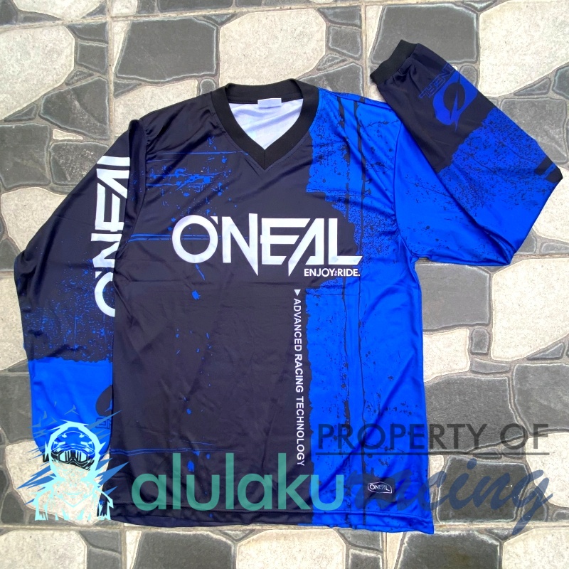 Jersey, Celana, Sarung Tangan &amp; Sepatu Fullprint with Protectors Fullset MX Trail Motocross - Paket Bundling ONCTFG060706-F46