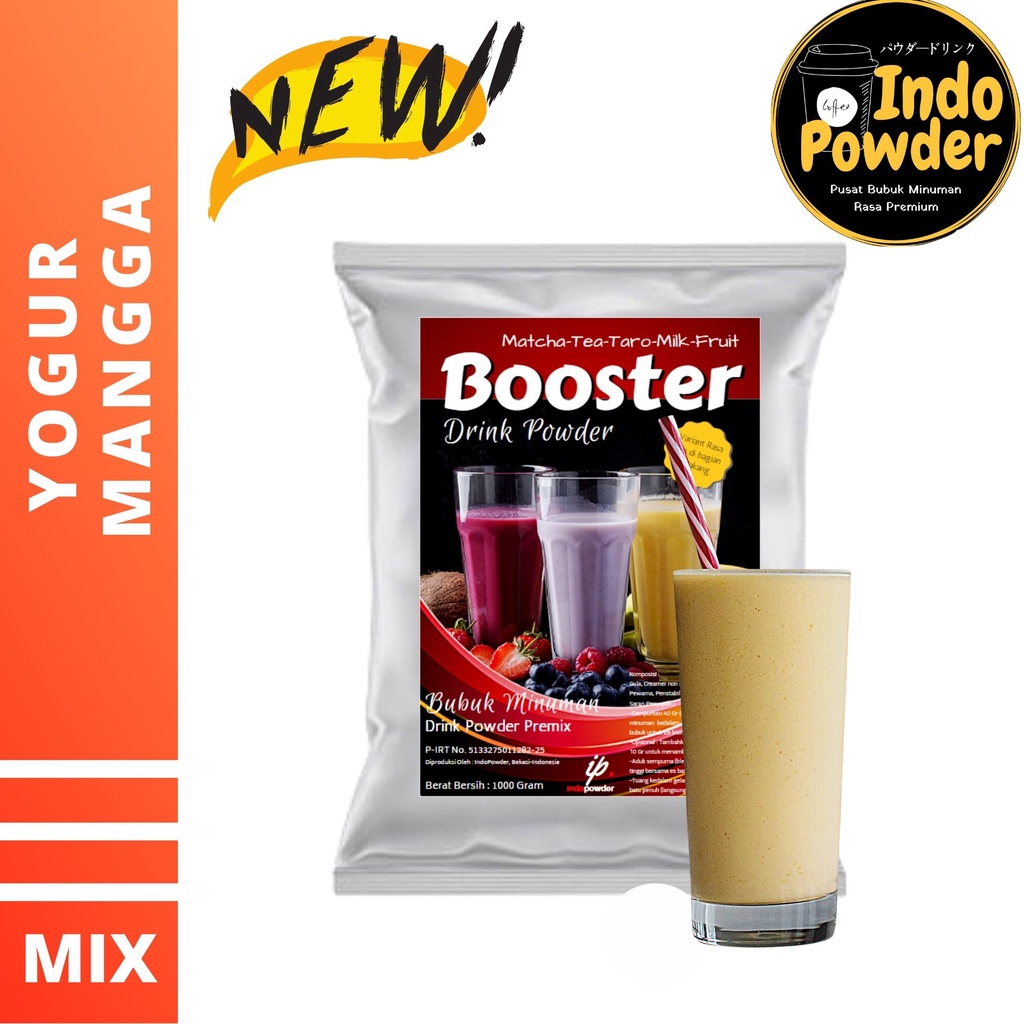 Bubuk Minuman rasa YOGURT  MANGGA 1Kg - YOGURT MANGGA Bubuk 1Kg - Powder YOGURT MANGGA