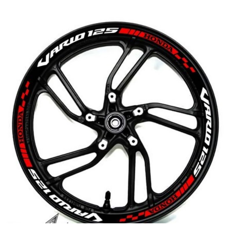 0004 STIKER VELG  list HONDA VARIO 125  LED DAN NEW