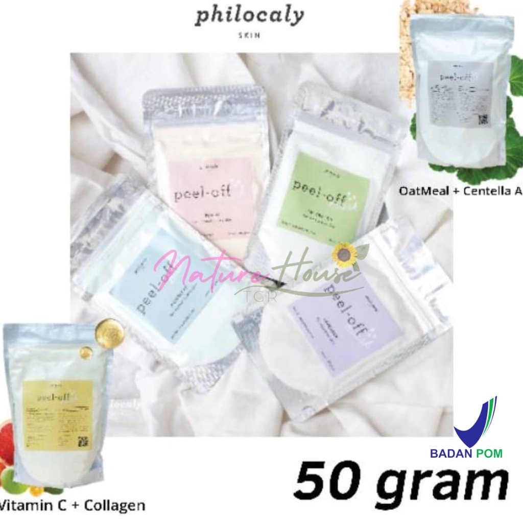 (50GR)PHILOCALY SKIN PEEL OFF MASK BPOM / MASKER WAJAH PEEL OFF