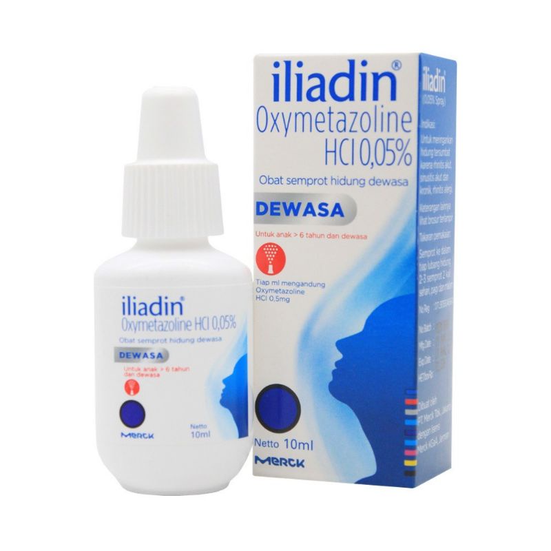 Iliadin semprot hidung dewasa & tetes hidung anak
