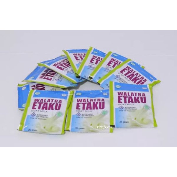 Walatra Etaku Goat Milk - Susu Kambing Bubuk Murni Asli - isi 10 sachet 100% Original