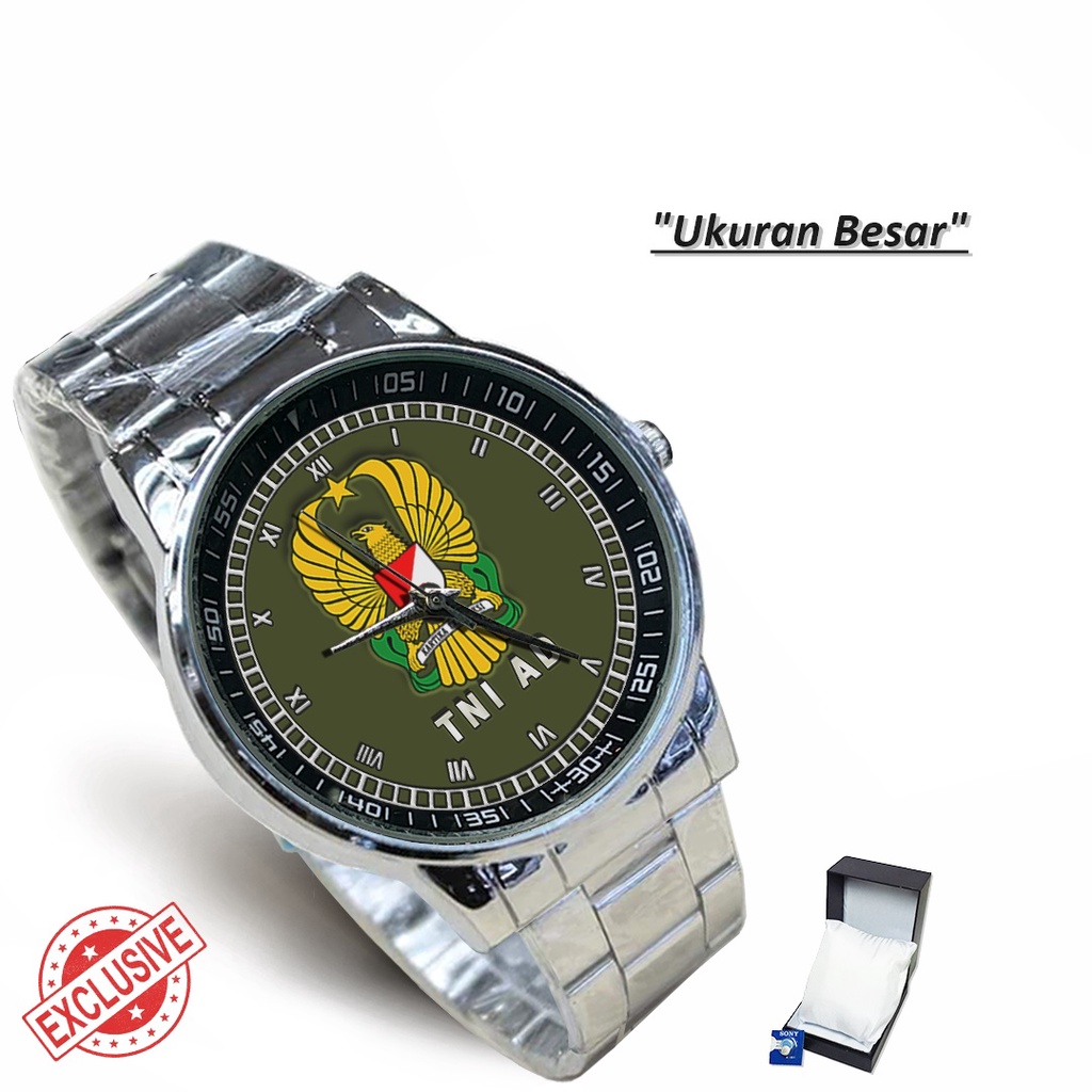 Jam Tangan Rantai Couple TNI ANGKATAN DARAT - 3 (Limited Edition)