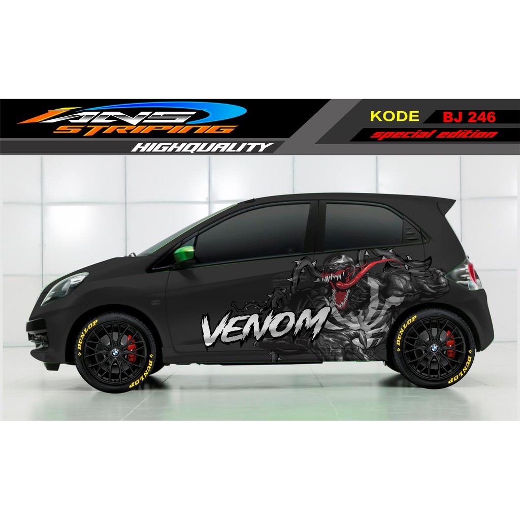 DECAL STIKER BRIO / STIKER MOBIL BRIO, JAZZ, AGYA, YARIS, MOBILIO