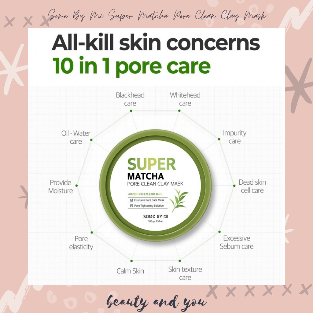 Some By Mi Super Matcha Pore Clean Clay Mask (ORIGINAL 100%)