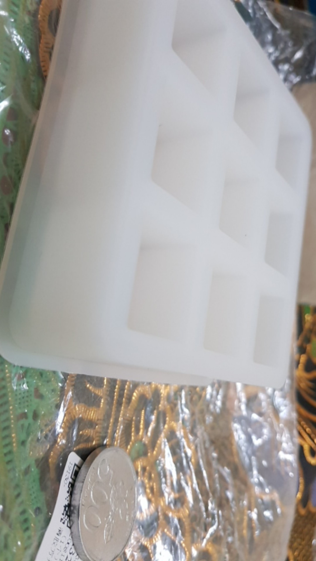 Cetakan Bentuk Kotak Bahan Resin Untuk Kristal Epoxy