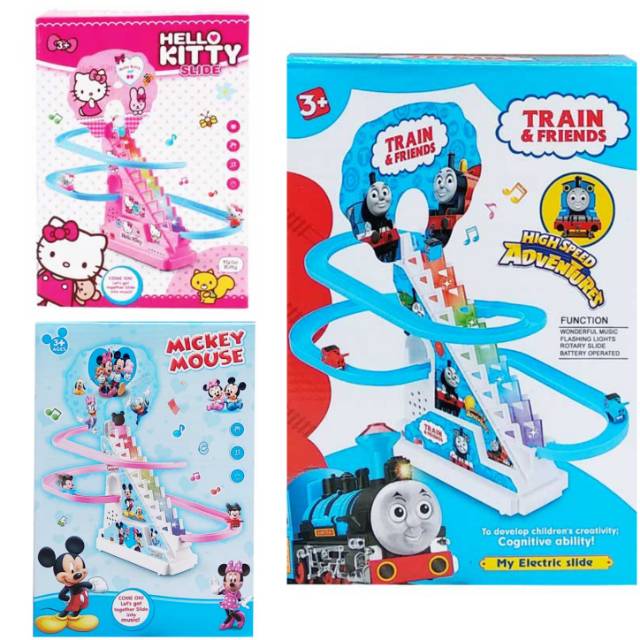 THOMAS / HELLO KITTY / MICKEY SLIDE TRACK SET - 668-3