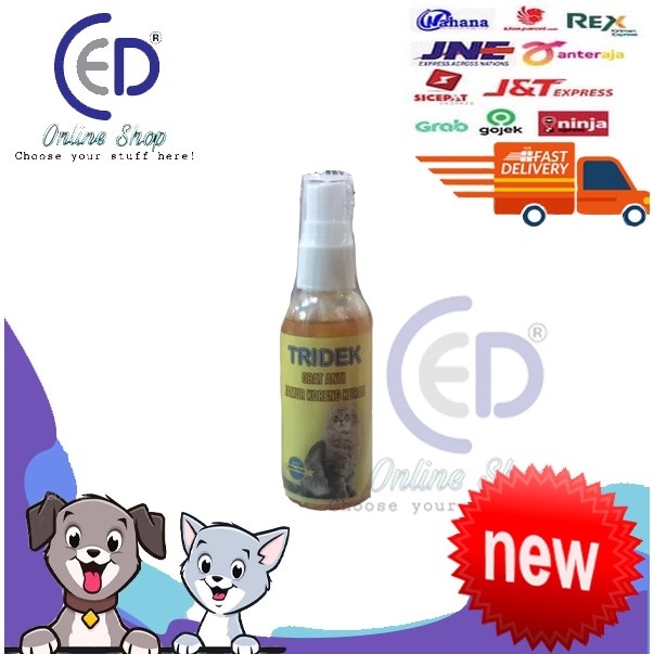 TRIDEK - OBAT ANTI JAMUR SPRAY KORENG DAN KURAB KUCING