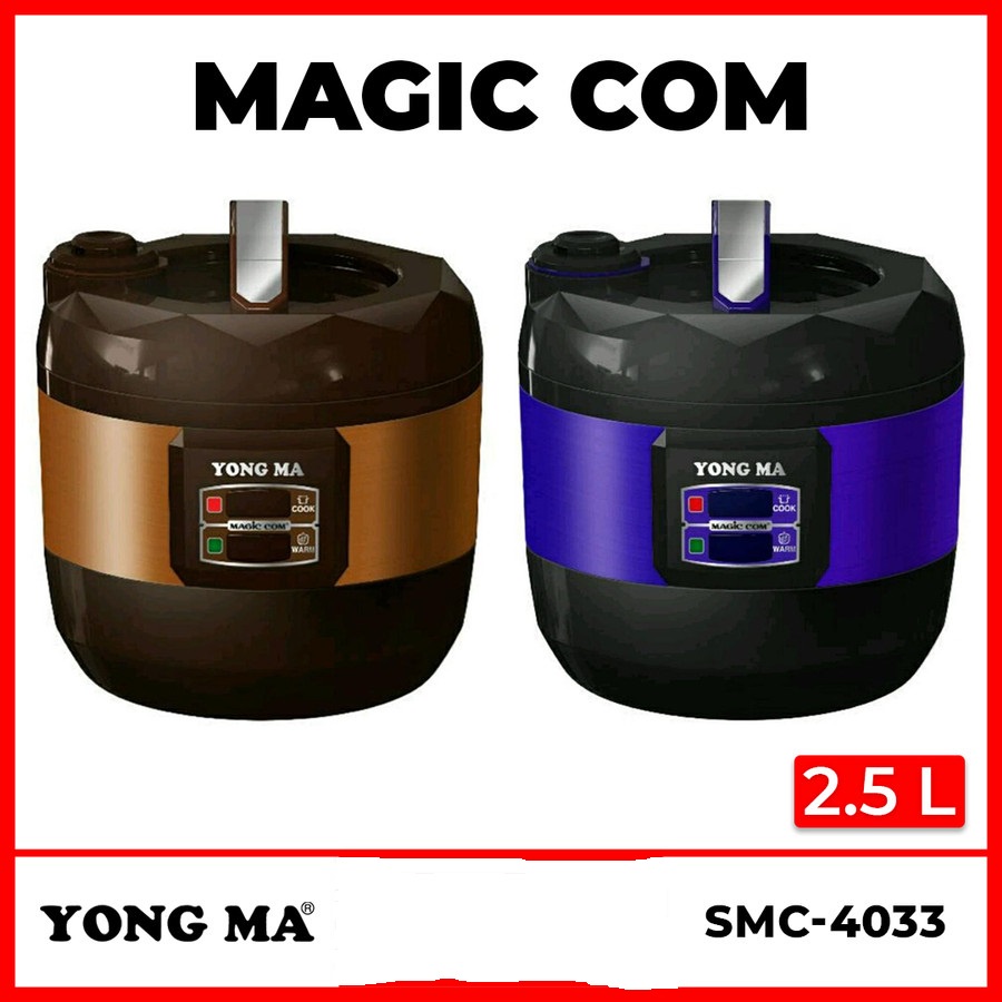 MAGIC COM YONG MA SMC-4033 RICE COOKER YONGMA SMC4033 2.5 LITER