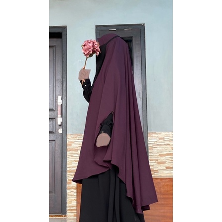Khimar hanun marzan bisa request size dan bahan