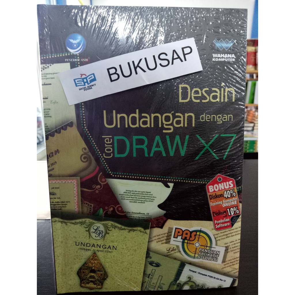 Buku Desain Undangan Dengan Corel Draw X7 Ik Shopee Indonesia