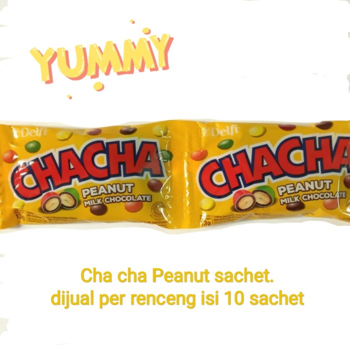 

COKELAT- CHACHA PEANUT DELFI ISI 10 -COKELAT.