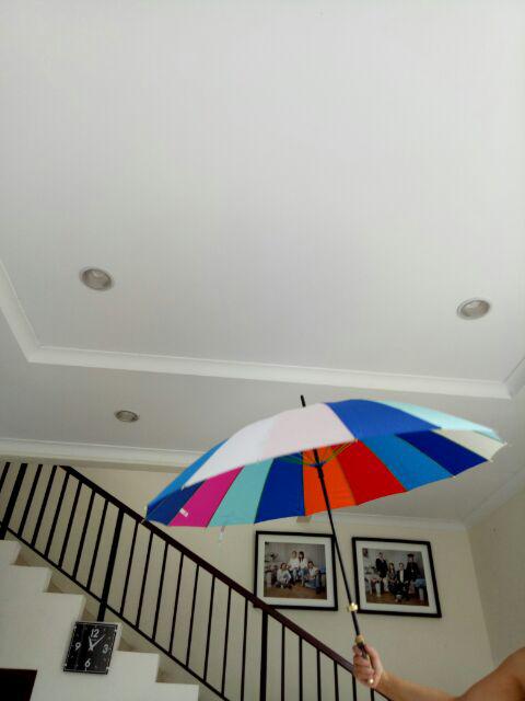 Payung Golf Pelangi Rainbow Uv 16jari Jumbo