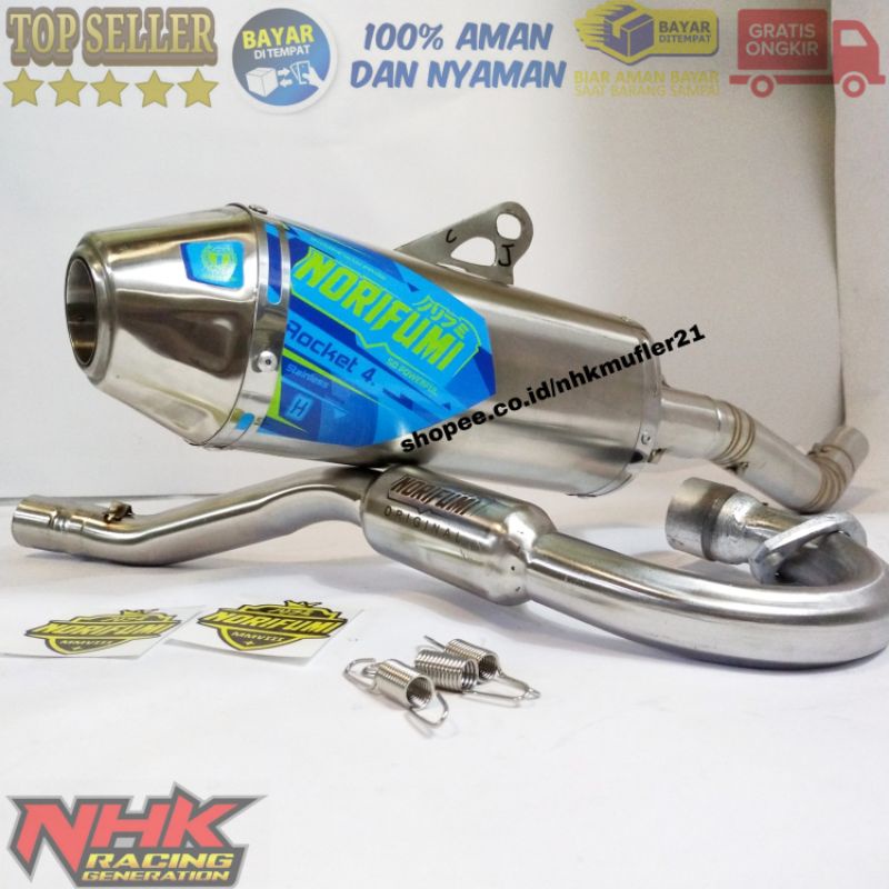 KNALPOT NORIFUMI CRF150L KNALPOT KLX 150 SE BF L G KNALPOT DTRACKER KNALPOT TIGER TRAIL VIXION TRAIL