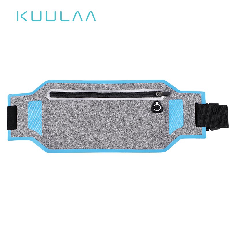 

KUULAA Waist Packs Pocket Ultra-thin Waterproof Pack Belt Bag Phone Pouch Fanny Hanging Bag