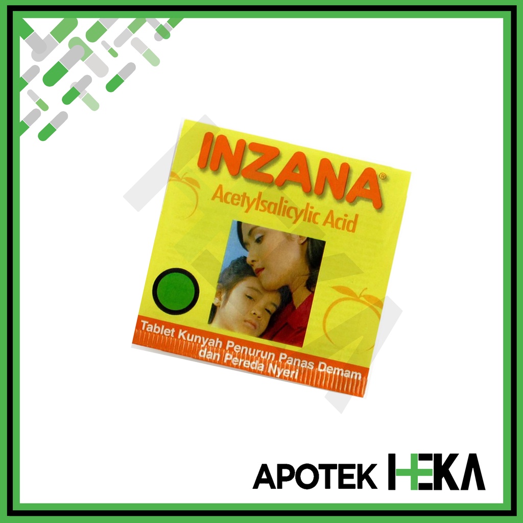 Inzana Strip isi 4 Tablet - Obat Penurun Panas Anak (SEMARANG)