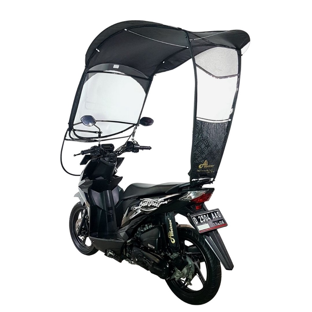 Allbeknow Type BASIC R -  Kanopi -  Payung - Jas Hujan Anak - Aksesoris - Variasi - Cover - Tenda - Motor