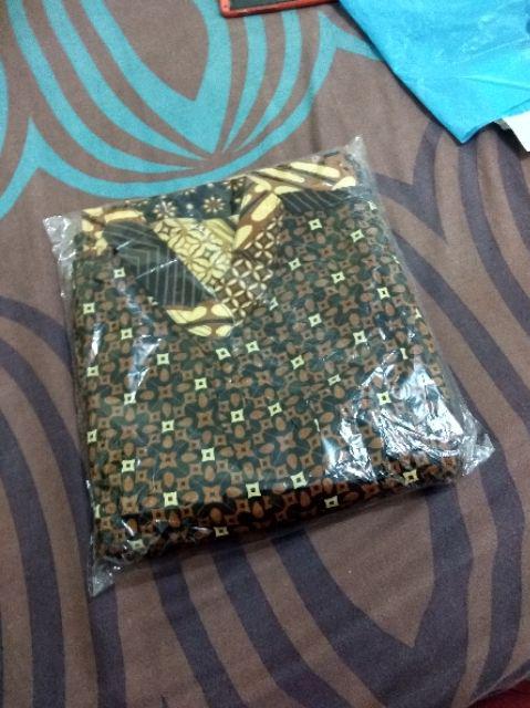 Gamis Batik Mataram Brownies Standar Dan Jumbo