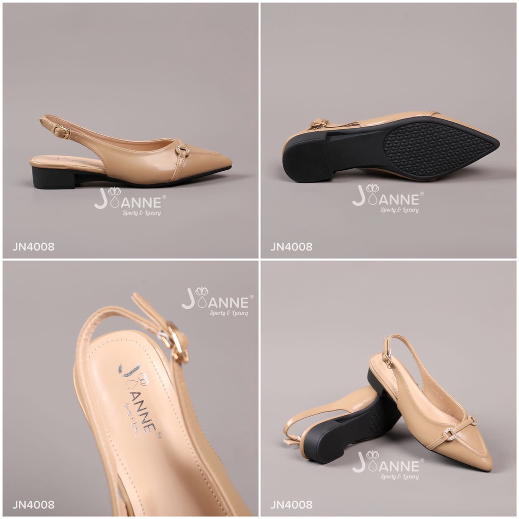 JOANNE Slingback Low Heels Shoes #JN4008 ORIGINAL